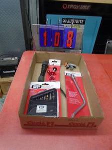 Flat of tools. As shown.