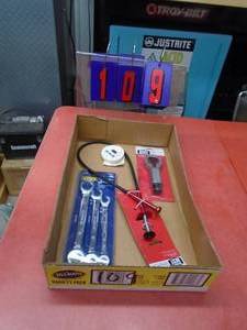 Flat of tools. As shown.