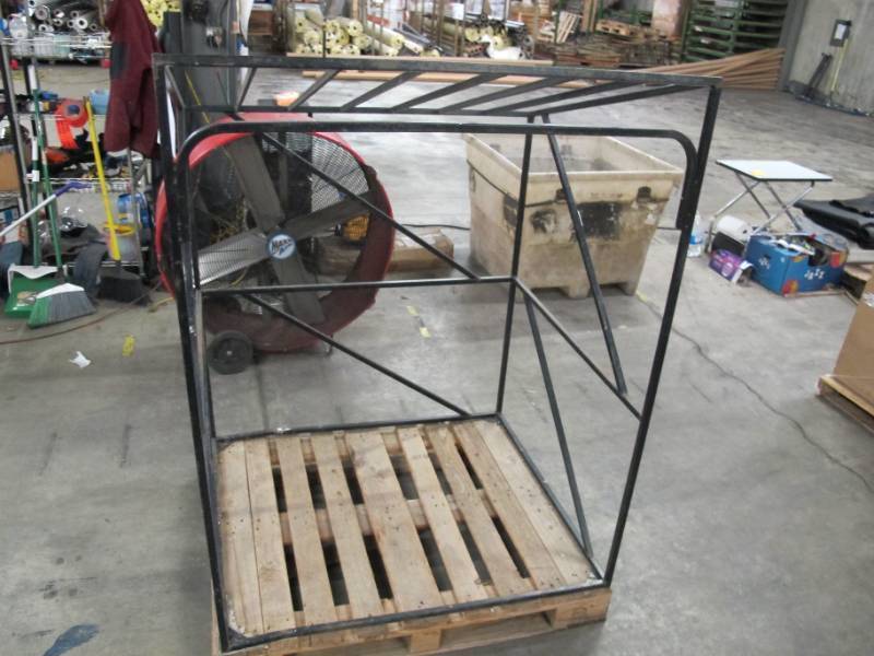 lot 11 image: Metal Frame - Perfect for Placing Tools, Rugs, umbrellas, or to build on