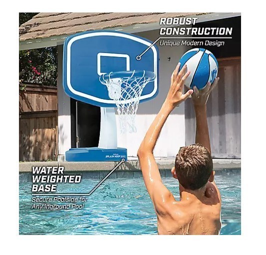 lot 38 image: GoSports Splash Hoop MAX Pool Basketball Hoop