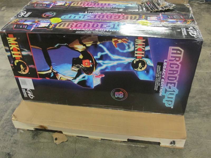 lot 75 image: Arcade1Up Midway Legacy Mortal Kombat 12 in 1 Arcade Video Game Cabinet Machine