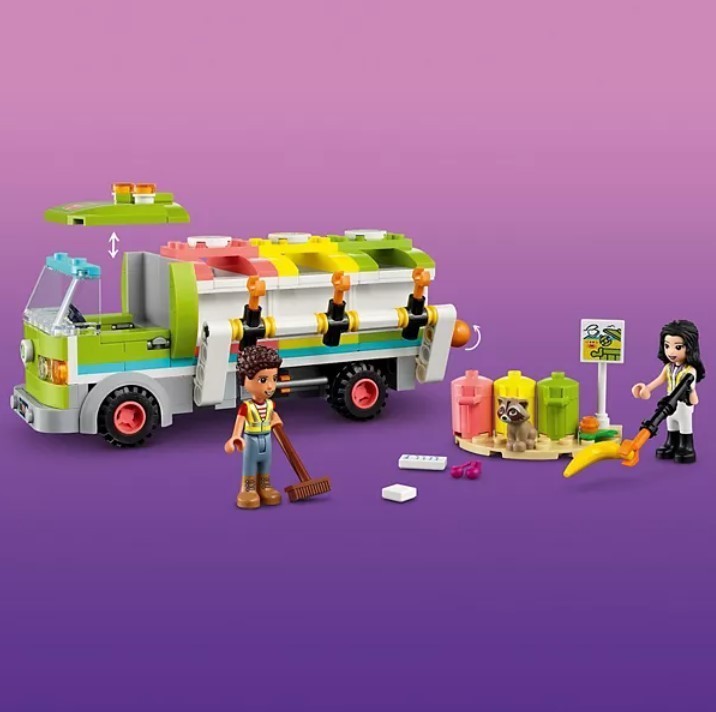 lot 94 image: NEW LEGO Friends Recycling Truck 41712 Building Kit (259 Pieces)