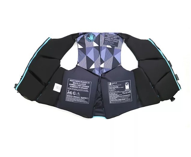 lot 95 image: NEW Body Glove Mens Segmented PFD - U.S. Coast Guard-Approved PFD - XL