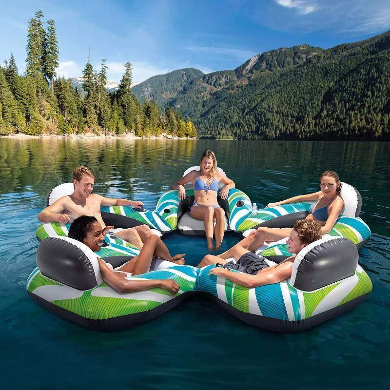 lot 98 image: Intex Funtastic Five Floating Island
