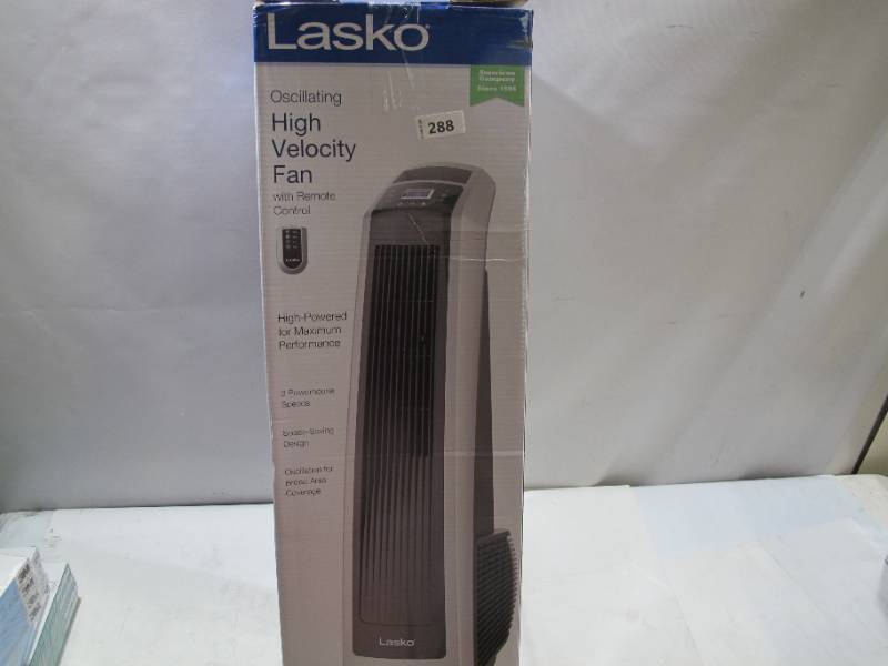 lot 159 image: Oscillating High Velocity Fan with Remote Control Model U35120