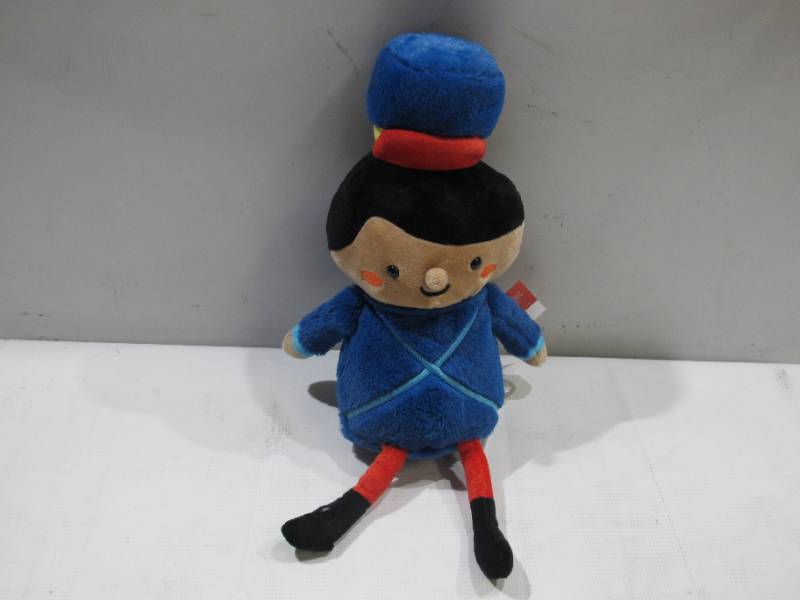 lot 808 image: NEW Animal Adventure Book Soldier Stuffed Animal Wondershop Plush