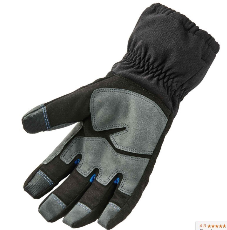 lot 858 image: NEW Pair of Ergodyne ProFlex 819OD Extreme Thermal Waterproof Gloves with OutDry - Large