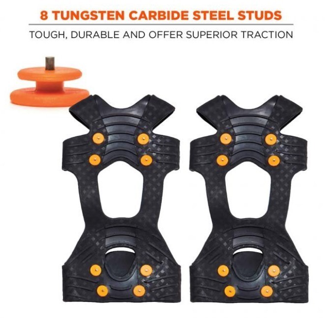 lot 882 image: TREX 6300TC Slip-On Ice Cleats - Tungsten Carbide - Large
