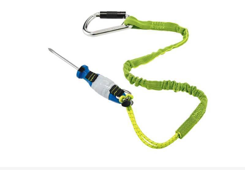 lot 885 image: NEW 2 Pack of Squids 3108 Locking Single Carabiner - 10lbs - Locking Lime