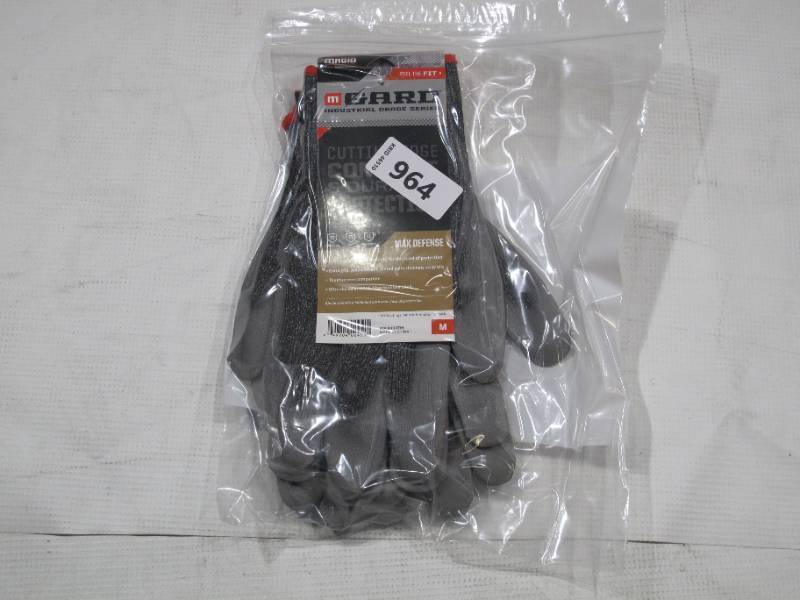 lot 964 image: Pair of NEW MAGID mGard Mens Max Defense Work Gloves - Medium