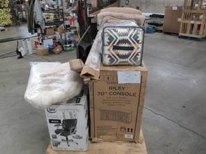 lot 25 image: Pallet of Store Overstock, Damaged Product, and Returns