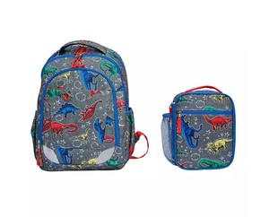 lot 267 image: Members Mark 2-Piece Backpack Set with Matching Lunch Kit, Dino