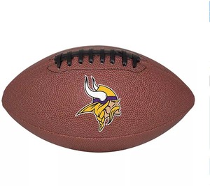 lot 183 image: NEW Rawlings NFL Primetime Junior Size Football - Minnesota Vikings