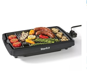 lot 184 image: NEW The Rock by Starfrit Indoor Smokeless Grill