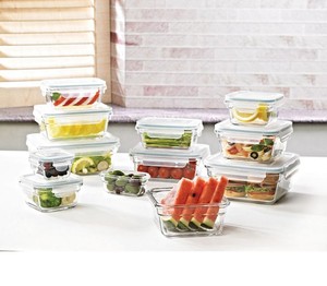 lot 187 image: NEW Members Mark 24-Piece Glass Food Storage Set by Glasslock