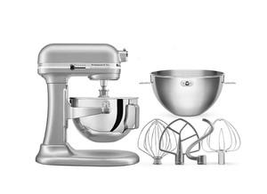 lot 191 image: KitchenAid Professional 5 Plus 5 Quart Bowl-Lift Stand Mixer - Chrome