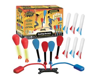 lot 235 image: NEW The Original Stomp Rocket Dueling Bonus Pack, 12 Rockets