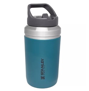 lot 240 image: NEW Stanley GO Flip Straw Jug - 64 oz. - Lagoon Blue