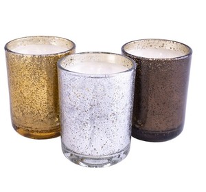 lot 247 image: NEW Essenza Luxury Glass Candle Set Soy Wax Blend with Essential Oils (3 pk.9 oz.)