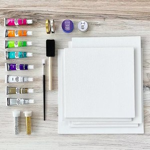 lot 254 image: NEW ArtSkills 5-Minute Masterpiece Tape Painting, Acrylic Paint and Reveal