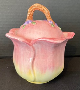lot 93 image: Wild Flowers by Charter Club Cream and Sugar Service
