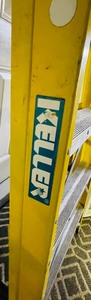 lot 121 image: Keller Metal 8 foot Ladder