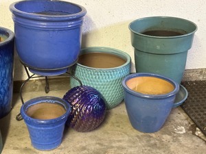 lot 111 image: Variety of Decorative Planters