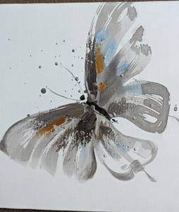 lot 77 image: Pair of Butterfly Wall Hangings
