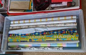 lot 84 image: Large Assortment of Holiday Wrap and More
