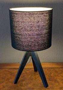 lot 86 image: Small Black Table Lamp