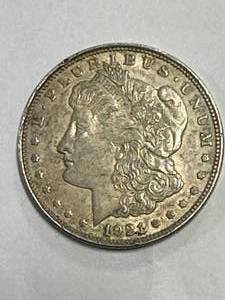 lot 2 image: 1921 Morgan Silver Dollar