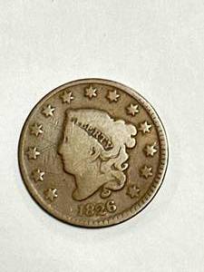 lot 18 image: 1826 (pre civil war) Large Cent