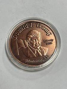 lot 64 image: Donald Trump Silent Majority Coin