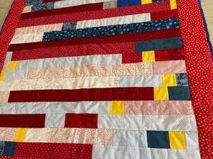 lot 68 image: Handmade Colorful Quilt Amazing Quality