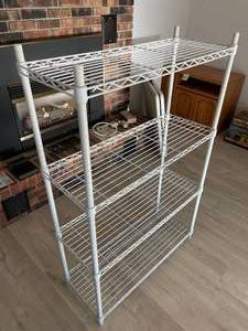 lot 74 image: Metal 4 Shelf Storage Unit