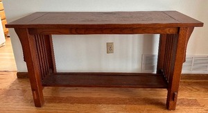 lot 120 image: Arts and Crafts Style Console Table
