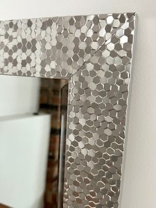 lot 97 image: Ornate Silver Wall Mirror