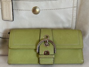 lot 40 image: Leather Coach Handbag and Wallet