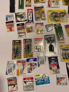 lot 124 image: Large Lot of Fishing Lures and Hooks