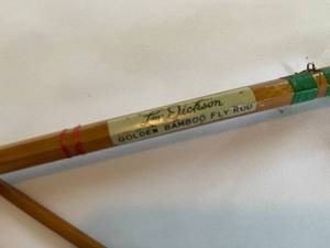 lot 149 image: Vintage L.M. Dickson Bamboo Fly Rod with Pflueger Reel