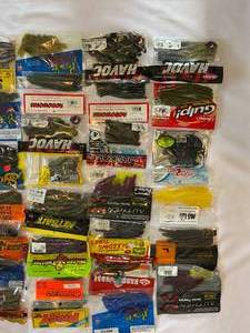 lot 156 image: Large Lot of Rubber Baits
