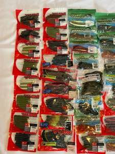 lot 158 image: Large Lot of Rubber Baits