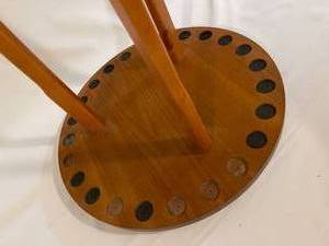 lot 178 image: Wooden Fishing Rod Rack Holding 24 Rods