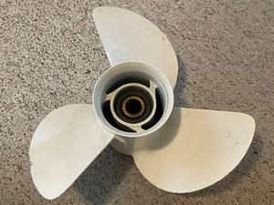 lot 196 image: Boat Seat Mounting Hardware and Propeller