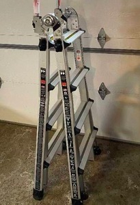 lot 208 image: Little Giant Ladder System With Air Deck Attachment Model 17