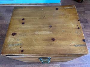 lot 230 image: Wooden 3 Drawer Accent - Side Table