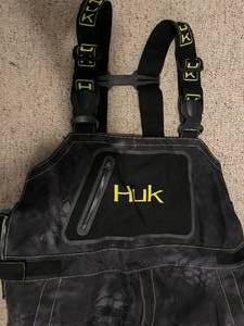 lot 242 image: HUK Performance Waterproof Fishing  Hunting Pants