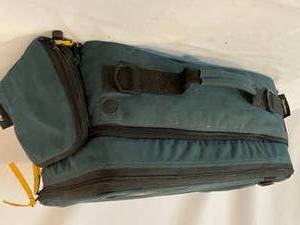 lot 261 image: TS Tackle Station Canvas Tackle Box with Plastic Storage