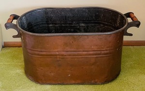 lot 2 image: Vintage Copper Boiler