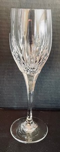 lot 30 image: 13 Shimmering Crystal Stemmed Glasses